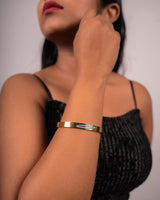 Gold Vision Cuff Bangle