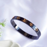 Black Elvi's Cuff Bangle