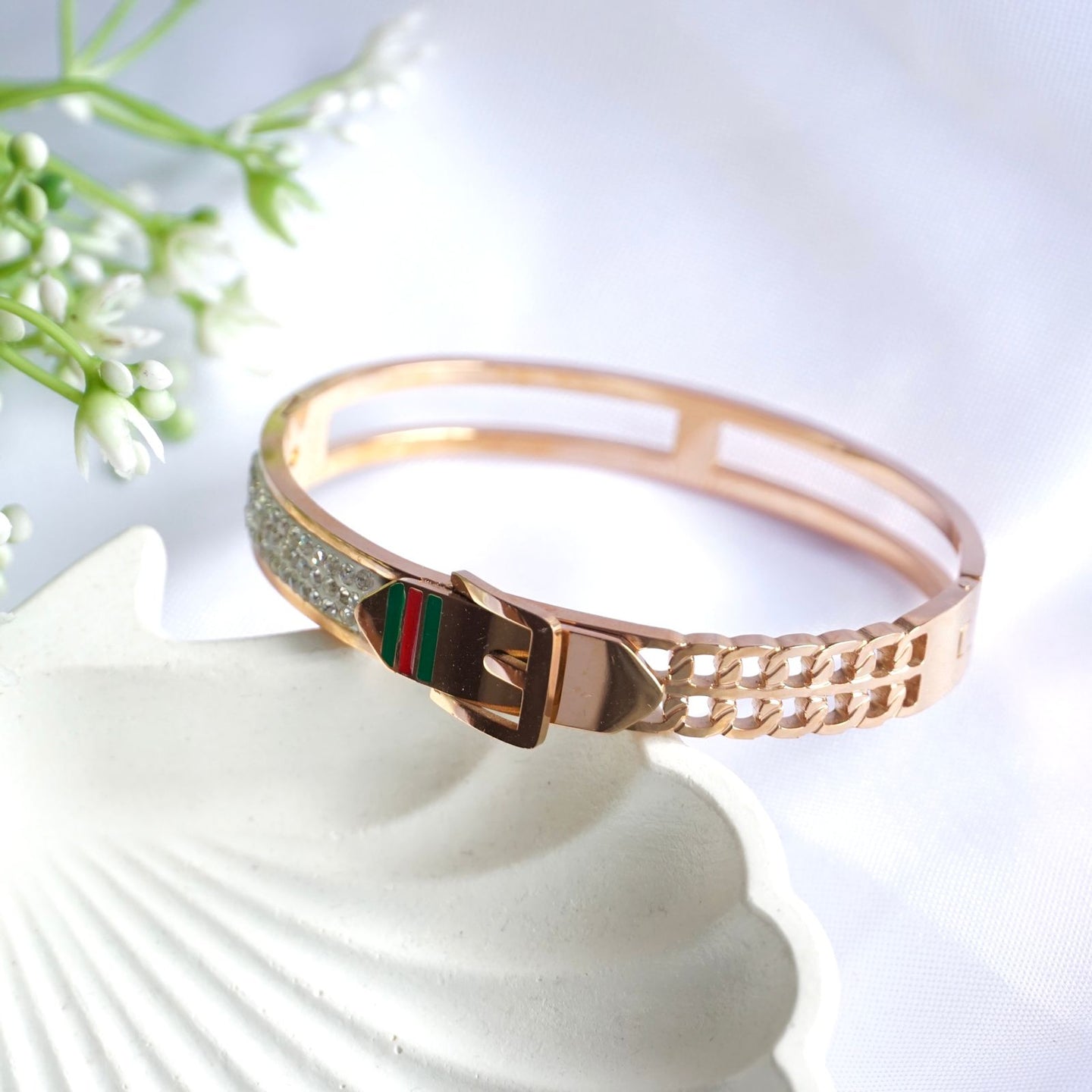 GG Belt Cuff Bangle