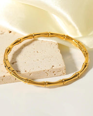 Bamboo Cuff Bangle