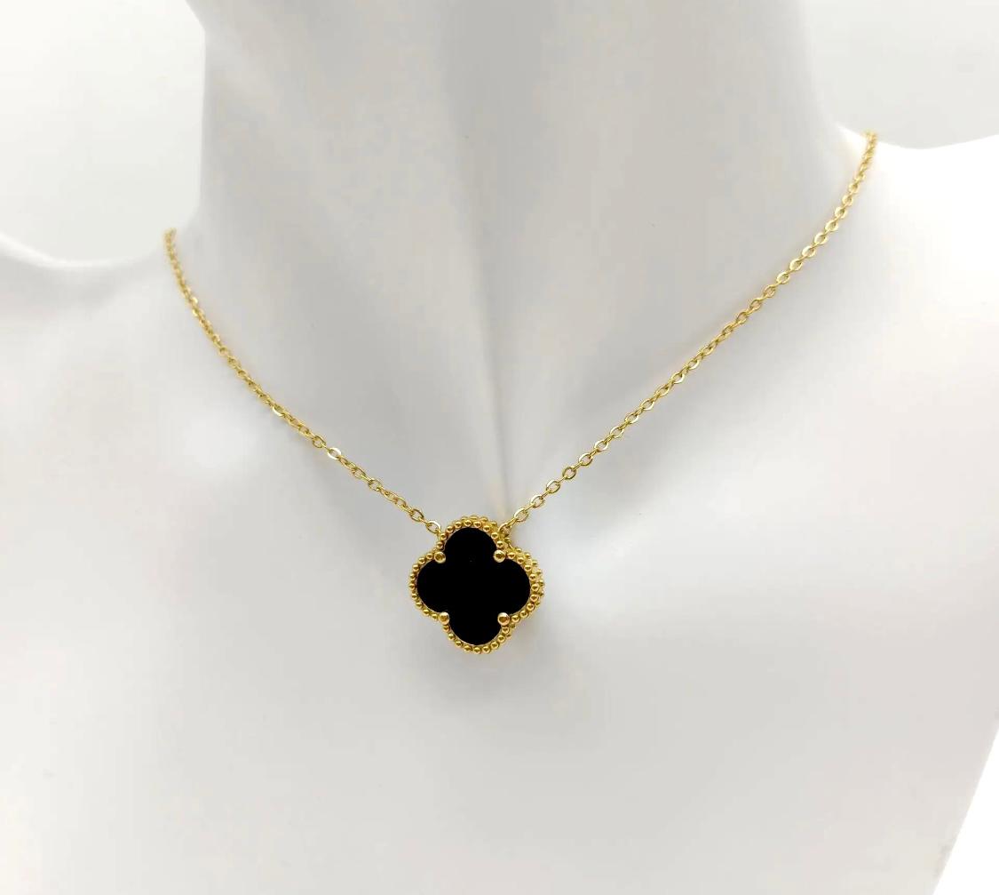VCA Black Clover Necklace