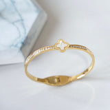 Clover Cuff Bangle