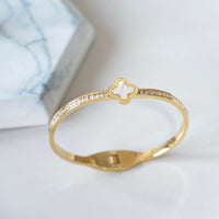 Clover Cuff Bangle